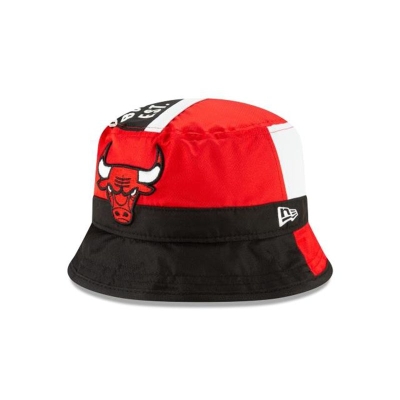 Chicago Bulls Gorra | New Era NBA Cut & Sew Bucket Hat Mexico - Negros